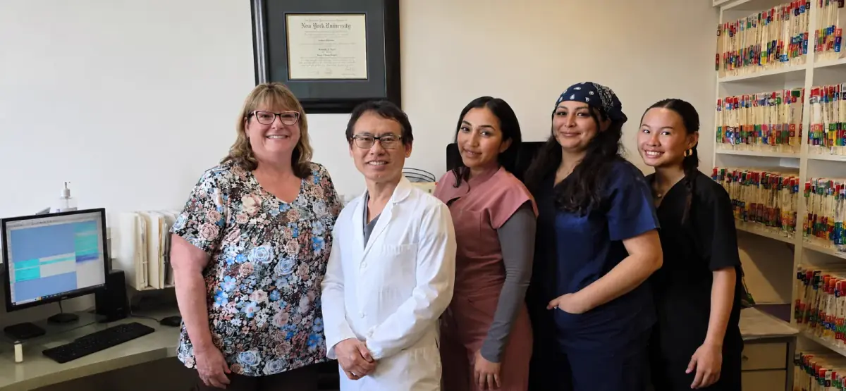The Peninsula Dentistry & Orthodontics team with Dr. Kenneth Tran, DDS at their Huntington Beach practice